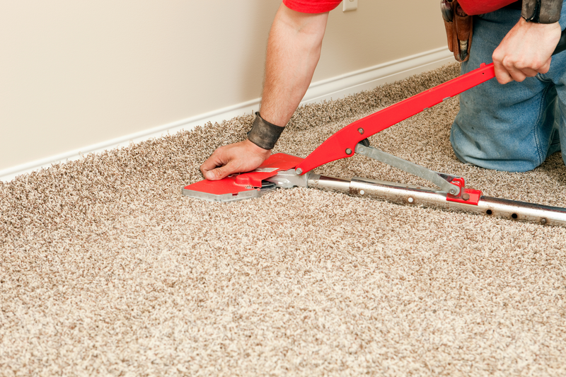 Residential carpet installation